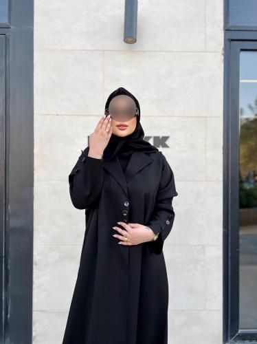 عبايه عمليه بالون الاسود