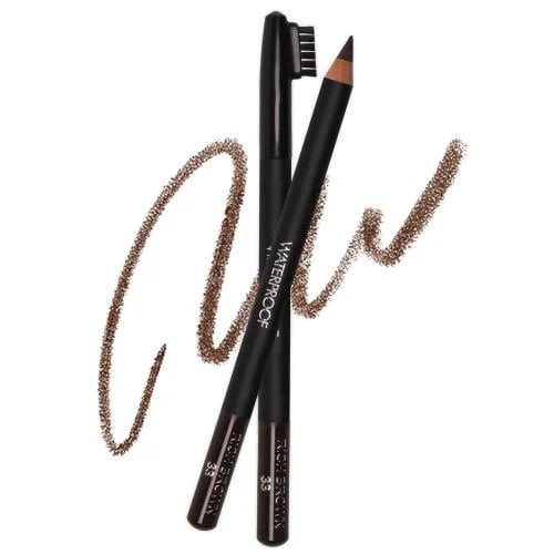 Waterproof and smudge-proof eyebrow pencil - Shade 33 Rich Brown - 0.5 grams