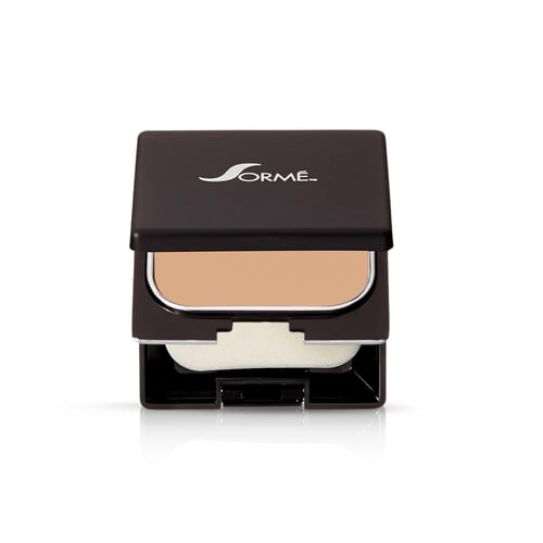 The dry foundation powder from Surmi with a perfect and natural touch - pink beige color 411
