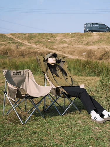 كرسي تخييم صغير قابل للطي محمول للرحلات الخارجية و...