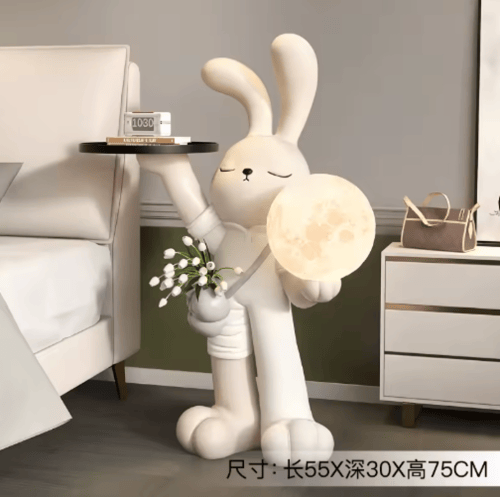 تمثال أرنب ديكوري كبير