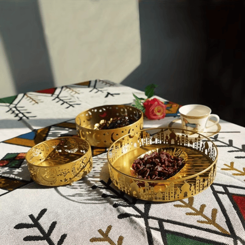 طقم 3 صواني تقديم رمضانية
