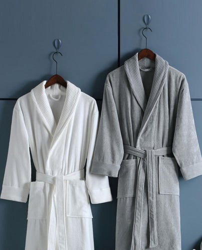 روب حمام روكفيلر – مصنوعة 100% من القطن الطبيعي طو...