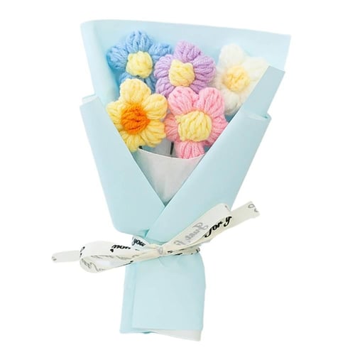 باقة كروشيه صغيرة يدوية