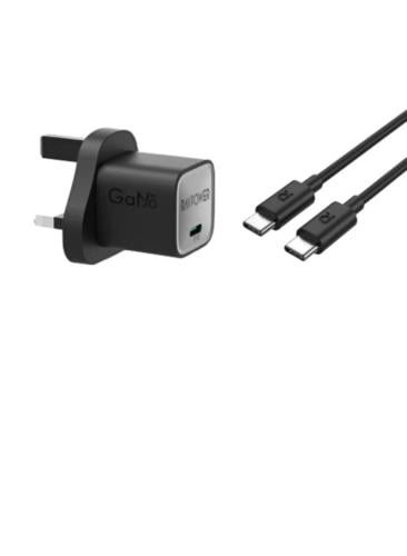 شاحن حائط RAVPower GaN PD 20W بمنفذ Type-C + كابل...