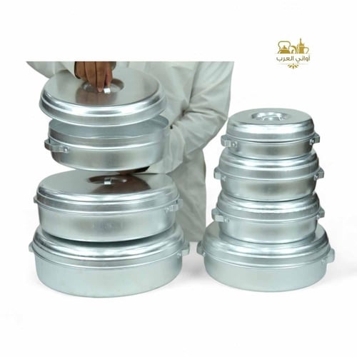 طقم مطبقيات معدن مسطح 7 حبات