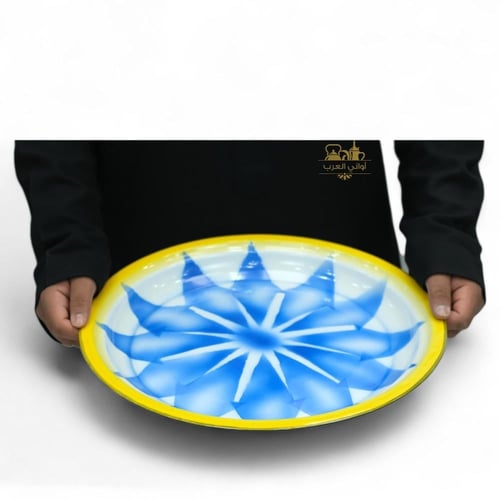 تبسي رز غضار أزرق