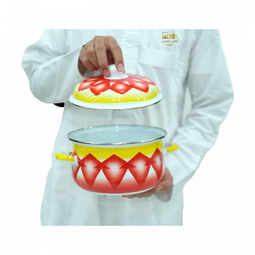 قدر غضار شوربة أحمر