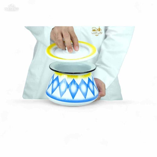 برمة غضار الأزرق