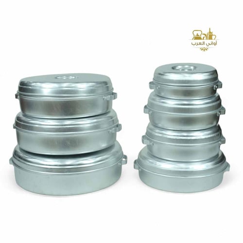 طقم مطبقيات معدن مسطح 7 حبات