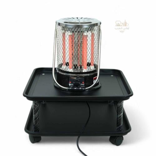 دفاية كهربائية مربع مع منقل