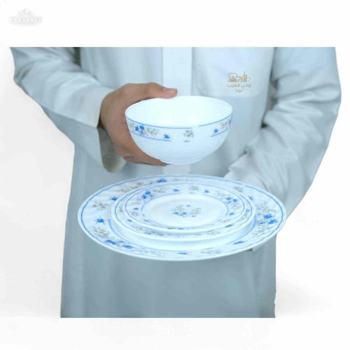 طقم سفرة طعام برسلان وردة قديم