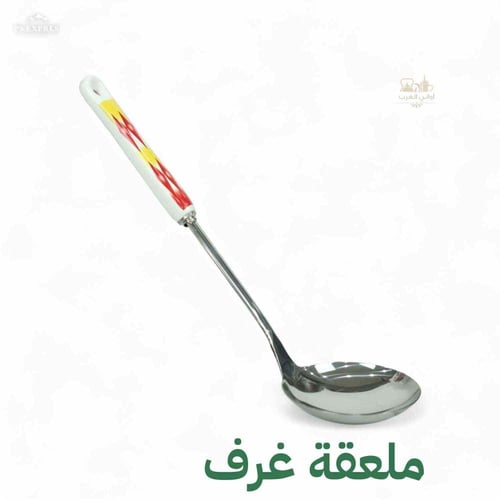 ملاعق خدمة غضار أحمر