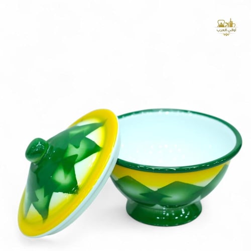 تمرية بقاعدة غضار أخضر تراثية