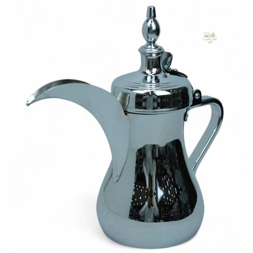 دلة القهوة العربية الموديل الملكي أستيل فضي