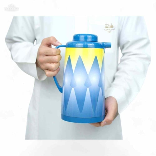 ترمس نقشة غضار الأزرق