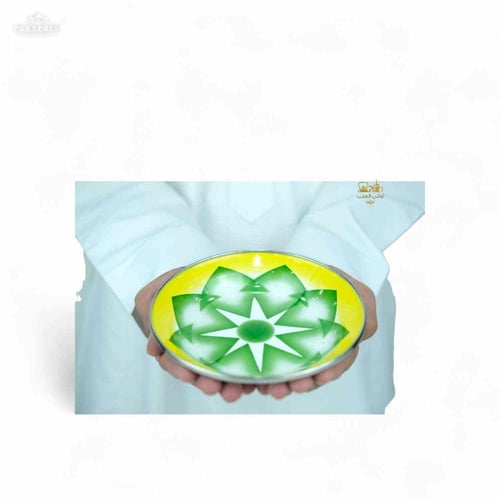 صحن غضار الأخضر