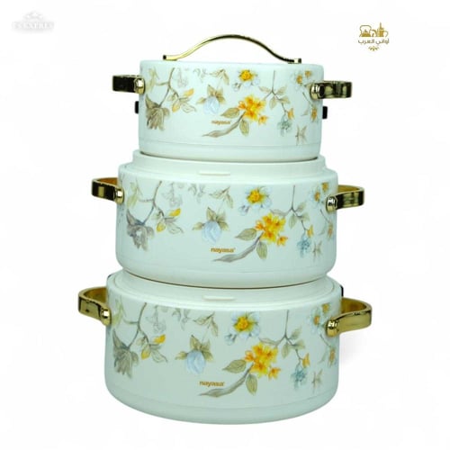 طقم حافظات الفخامة للتقديم بيج