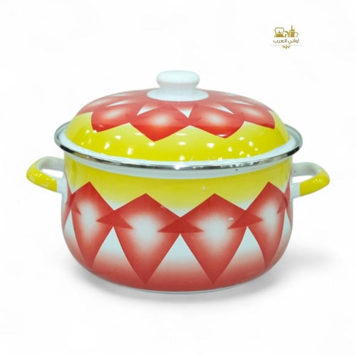 قدر غضار شوربة أحمر