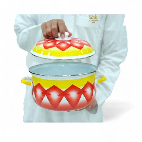 قدر غضار شوربة أحمر