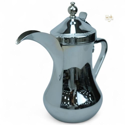 دلة القهوة العربية البغدادية أستيل فضي