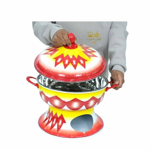 سخان بوفية نقشة الغضار الأحمر