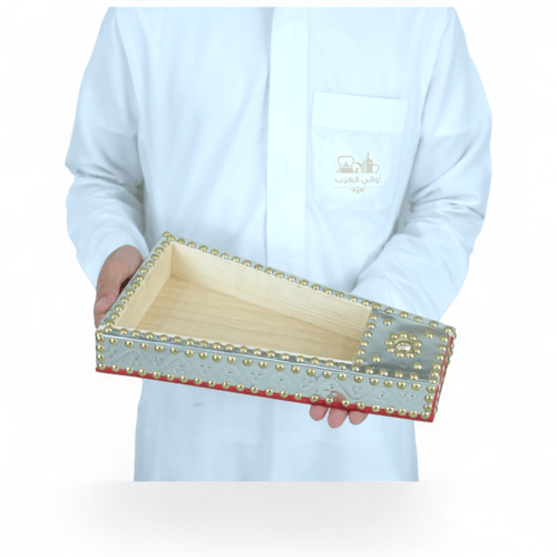 مبراد ملبس فضي حائلي ممتاز