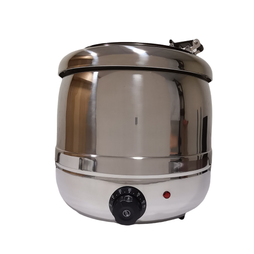 Electric stainless steel soup heater 10 liters