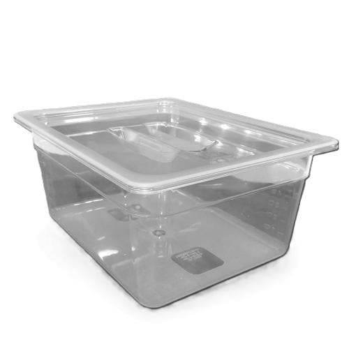 صواني شفاف مع غطاء 32*26*15 سم