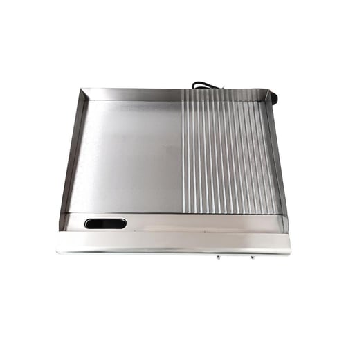 غريل وصاج كهربائي مضلع وسادة مفتاح واحد