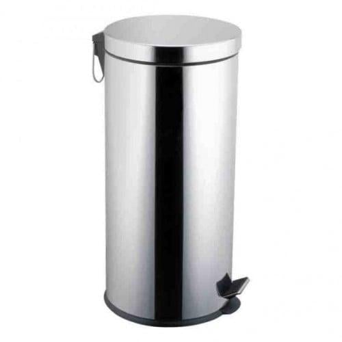 سطل زبالة ستيل دعاسه 30لتر