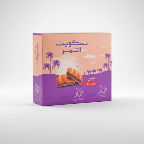 جمار بسكويت التمر بدون سكر