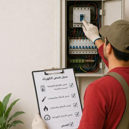 فحص عداد الكهرباء