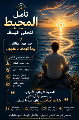 رحلة تأمل المحيط لتجلي الهدف