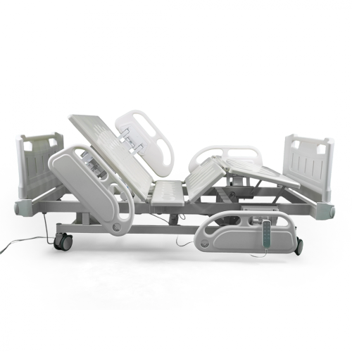 Electric bed 5 movements side panels fiber 90 cm