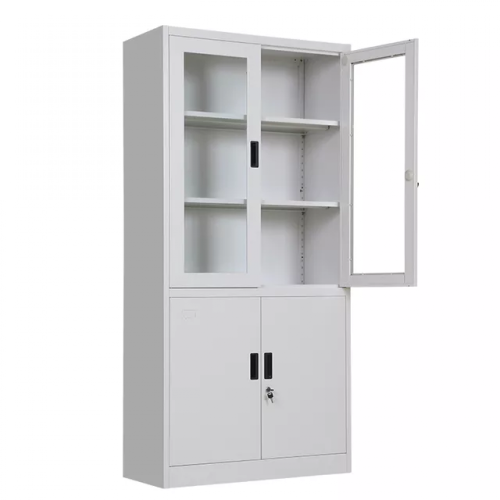 دولاب 2 باب زجاج علوي