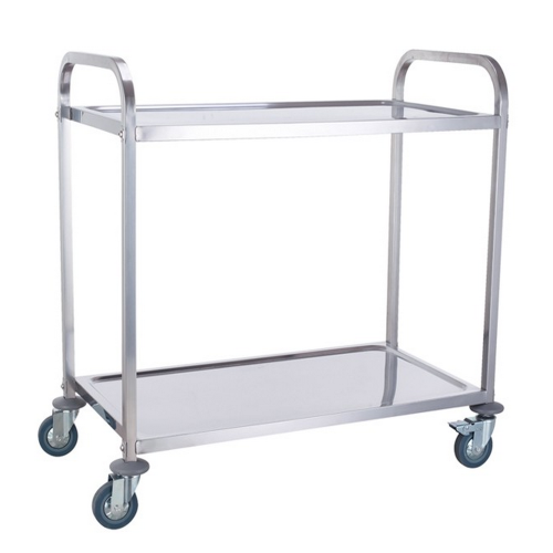 Steel trolley 2 shelf