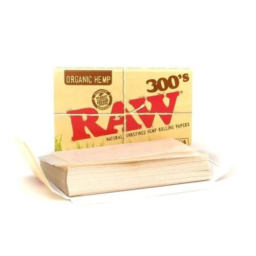 دفتر ورق راو 300 أورجانك | RAW ORGANIC ¼ 1 300's