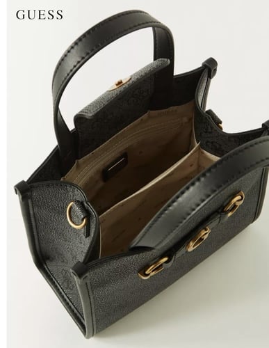 GUESS | IZZY MONOGRAM PATTERNED TOTE BAG