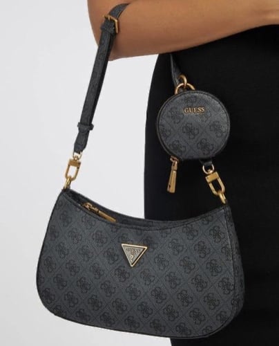 GUESS | COAL LOGO ALEXIE MEDIUM SHOULDER BAG