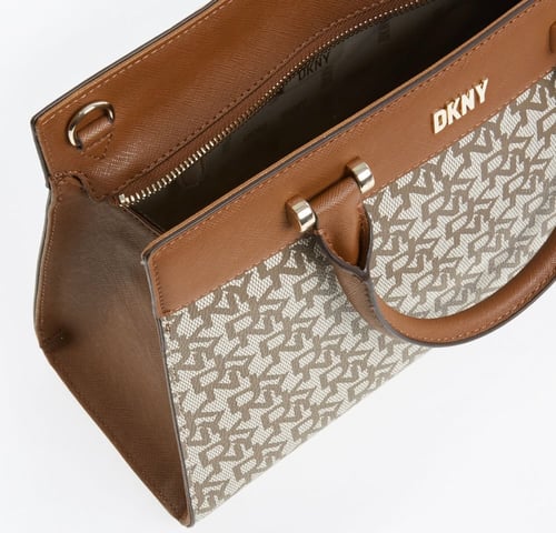DKNY| brown mini tote bag