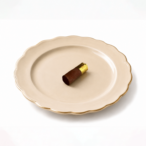 Caramel with hazelnuts