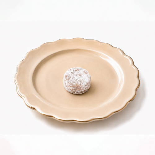 Draped with hazelnuts