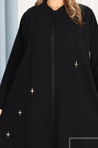 عباية باربي إندونيسي بتفاصيل نجوم معدنية