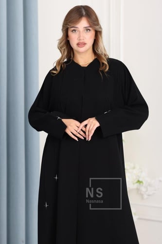 عباية باربي إندونيسي بتفاصيل نجوم معدنية