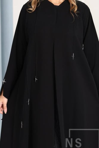 عباية باربي إندونيسي بتفاصيل نجوم معدنية