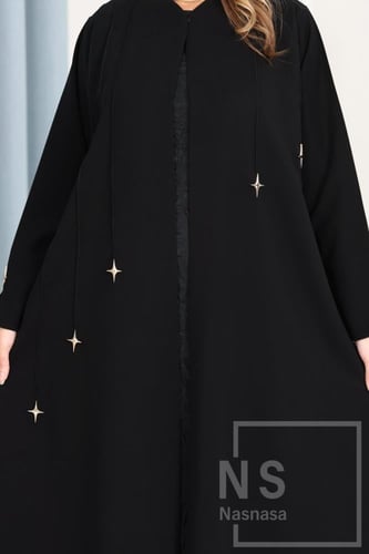 عباية باربي إندونيسي بتفاصيل نجوم معدنية