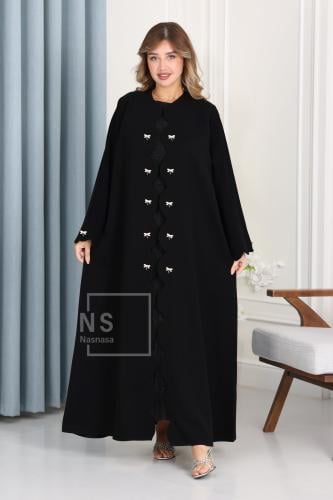 عباية باربي إندونيسي ناعمة بقصة مموّجة واليعسوب ال...