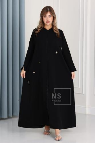 عباية باربي إندونيسي بتفاصيل نجوم معدنية