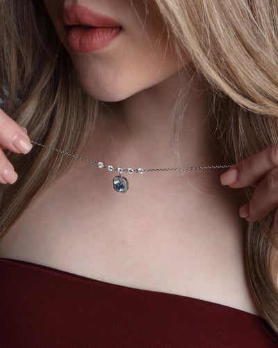 قلادة نسائية من الفضة ٩٢٥